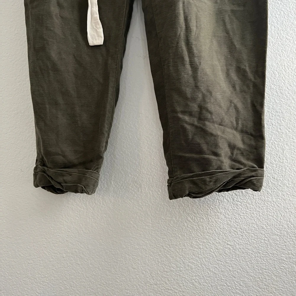 Aritzia Wilfred Linen Allant Crop Pants